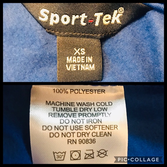 NWOT Sport-Tek SATIN Mens Pullover Jacket - XS - Picture 6 of 6